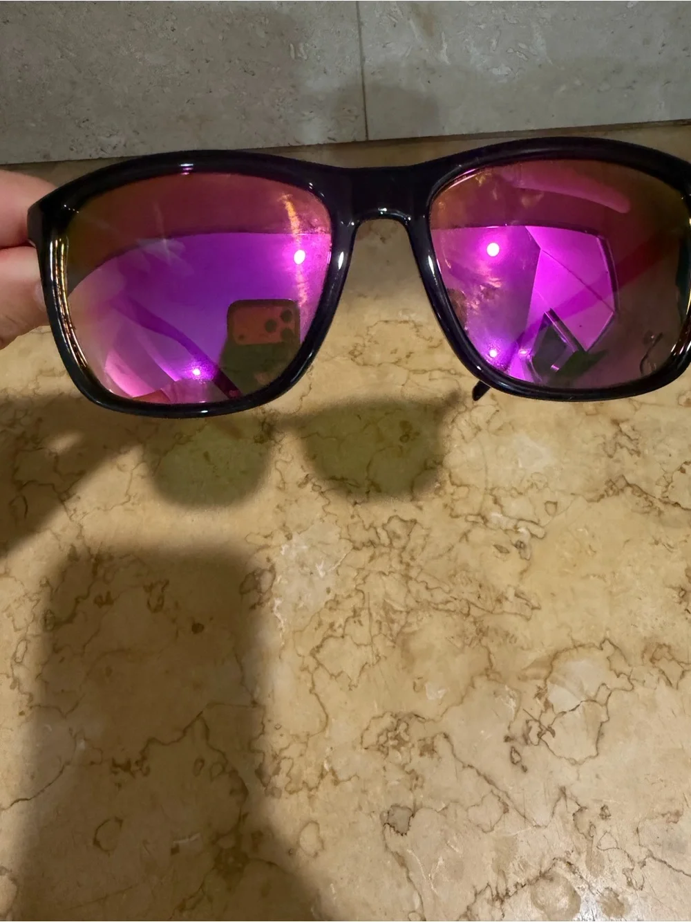 Merry’s Men's Polarized Sunglasses with Pink Mirror Lenses